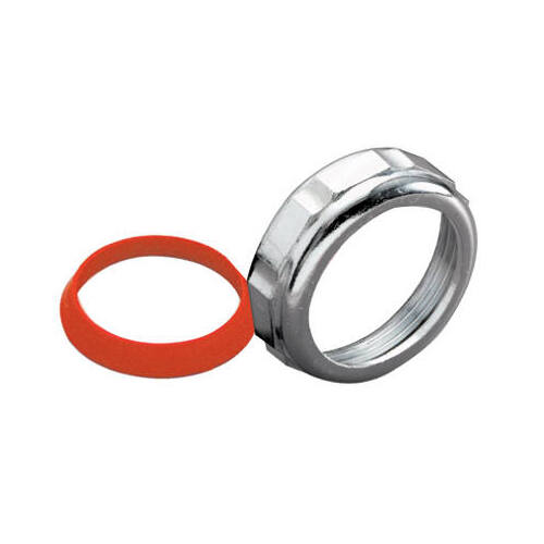 1-1/4 x 1-1/4-Inch Chrome-Plated Slip Joint Nut