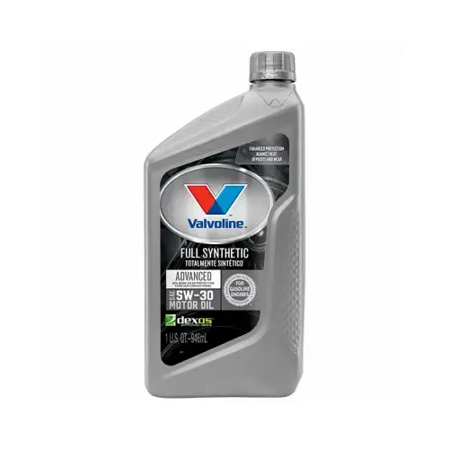 Valvoline VV955 Advanced Full Synthetic Motor Oil, 5W-30, 1 qt Bottle Amber