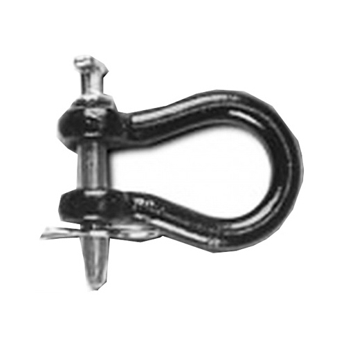 DOUBLE HH MFG 24015 Straight Clevis, Black, 7/8 x 3-1/4-In.