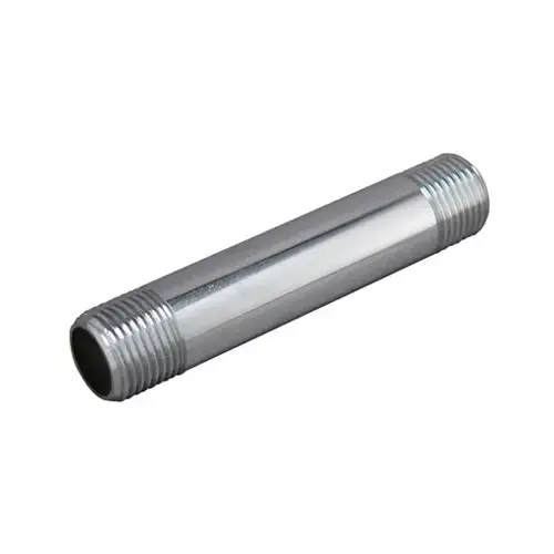 Chrome Nipple, 1/2 MIP x 4-In.