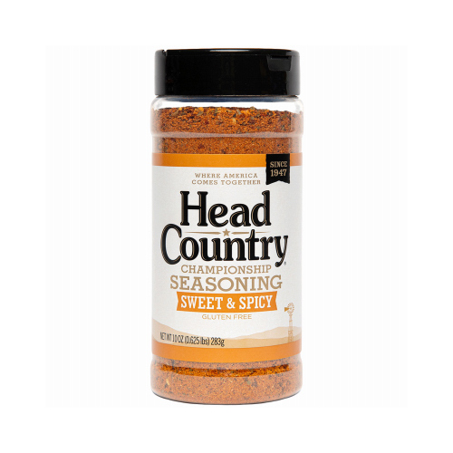 Head Country HC710 Championship Seasoning Series BBQ Seasoning, Sweet and Spicy Flavor, 10 oz