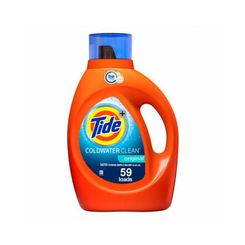 TIDE 87420 Coldwater Clean Fresh HE Turbo Clean Liquid Laundry Detergent, 59 Loads, 92 Fl. oz.