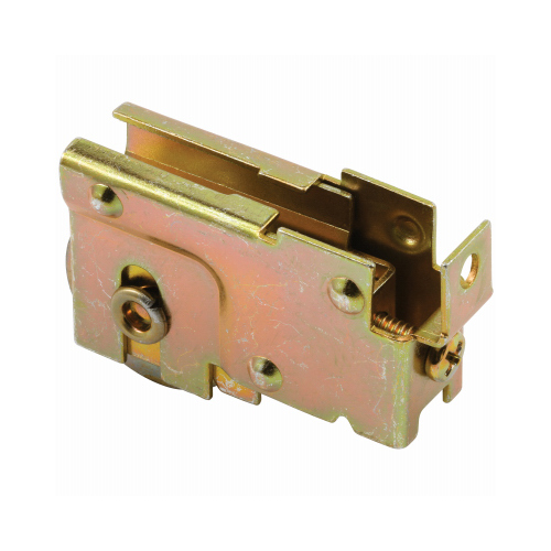 D 1584 Roller Assembly, 1-1/4 in Dia Roller, 5/16 in W Roller, Steel, 1-Roller, F-Tab Mounting Gold