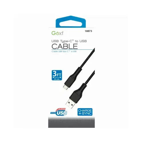 3' USB A To C Cable