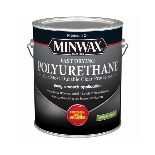 Minwax 710270000 FastDrying Polyurethane Gloss Clear OilBased 1 gal Clear
