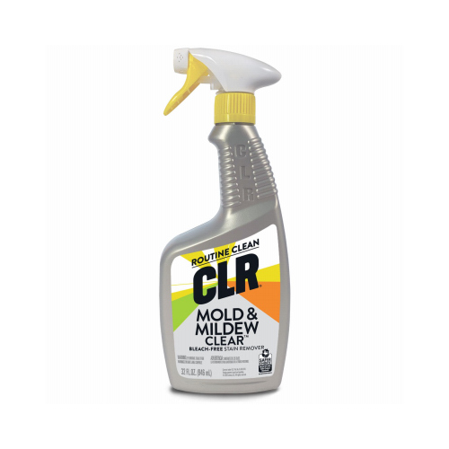 CLR CMM-6 Mold and Mildew Stain Remover, 32 oz, Liquid, Water White
