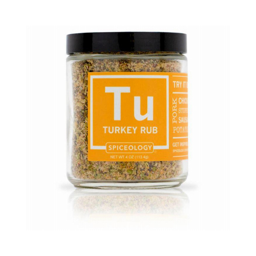 Spiceology 10374 Turkey BBQ Rub, 4-oz.