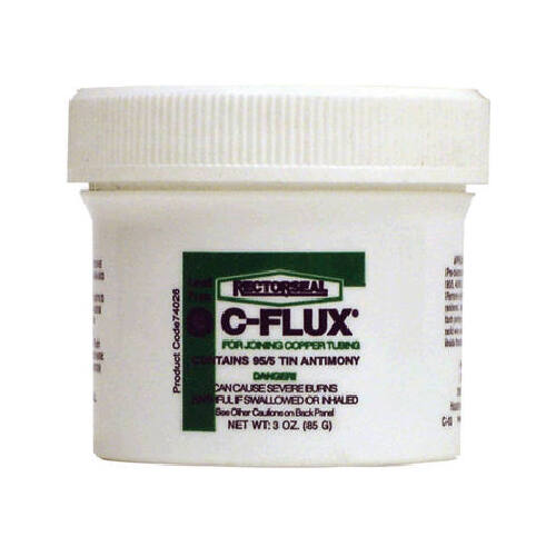 C-Flux Series Soft Soldering Flux, 3 oz Carton, Paste, Gray