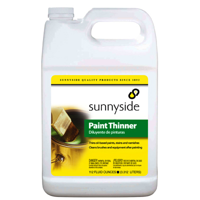 Sunnyside 30588 Paint Thinner, Liquid, Petroleum, Solvent, Clear, 112 oz, Can