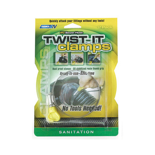 RV Sewer Hose Twist It Clamp, 3-In.