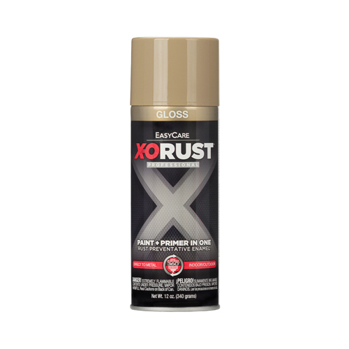 TRUE VALUE MFG COMPANY XOP26AER AntiRust Enamel Spray Paint & Primer, Pebble Gloss, 12oz.
