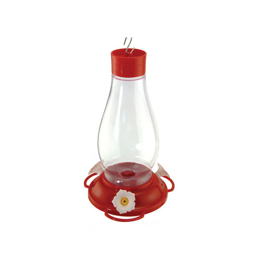 Bird Feeder, Hummingbird, Hurricane Glass, 30-oz.