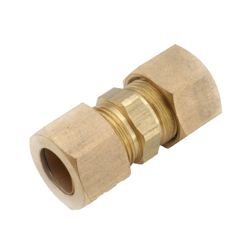 Pipe Union, 7/8 in, Compression, Brass, 75 psi Pressure