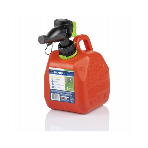 Gas Can, 7.6 L Capacity, HDPE, Red