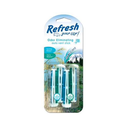 AMERICAN COVERS INC 09591Z-XCP6 Air Freshener, Alpine Meadow/Summer Breeze Scent  pack of 4 - pack of 6