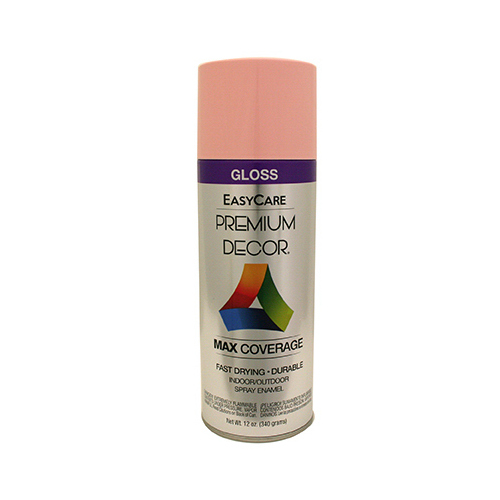 Premium Decor Spray Paint, Awareness Pink Gloss, 12-oz.