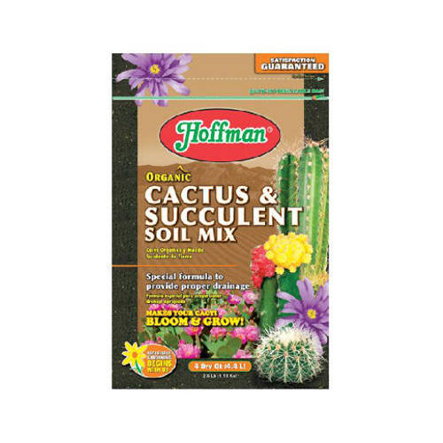 HOFFMAN A H INC/GOOD EARTH 10404 Cactus & Succulent Planting Mix, 4-Qts.