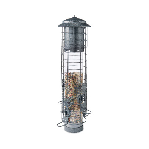 Tube Bird Feeder, Squirrel-Resistant, Dragonfly Design, Holds 2.5-Lbs.