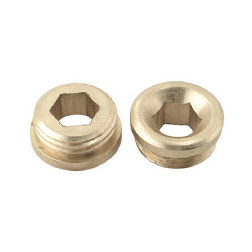 Faucet Seat, Union Brass, Lead-Free Brass, 5/8-In. x 18 Thread Pair