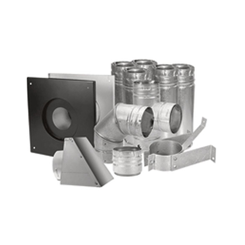 Pellet Stove Vent Kit, Horizontal, 4-In.