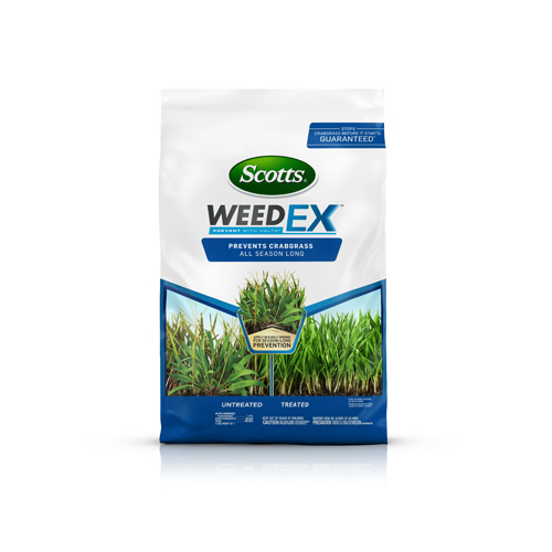 WeedEx Crabgrass and Grass Weed Preventer, Solid, Spreader Application, 10 lb Bag