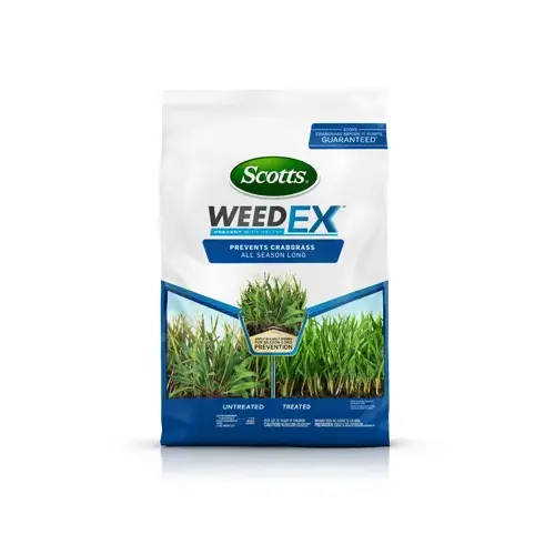 WeedEx Crabgrass and Grass Weed Preventer, Solid, Spreader Application, 10 lb Bag Yellow