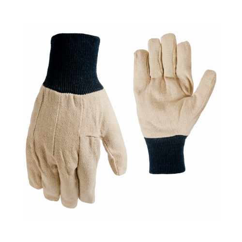 General-Purpose Cotton Canvas Gloves, Men's L