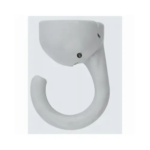 Elephant Hook, 30/100 lb Working Load, 11 mm, Zinc, White