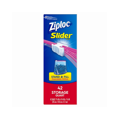 Ziploc Slider Storage Bags - 42 count