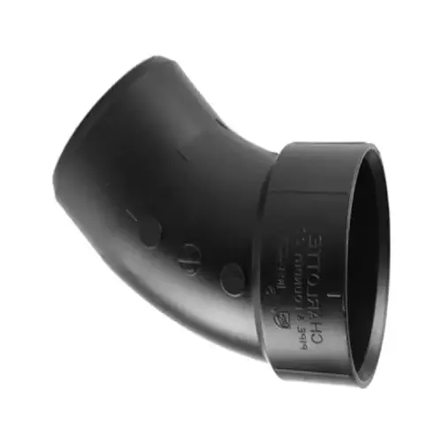 ABS/DWV Pipe Fitting, 45-Degree Street Ell, 2-In.