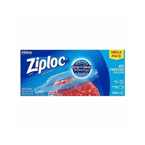 Ziploc 60CT GAL Freezer