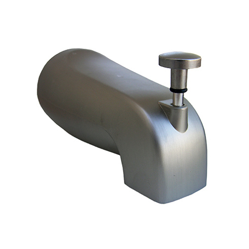 Bathtub Diverter Spout, Satin Nickel