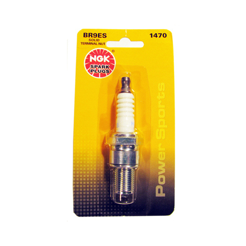 Spark Plug, Power Sports, Solid Terminal, BR9ES - pack of 6