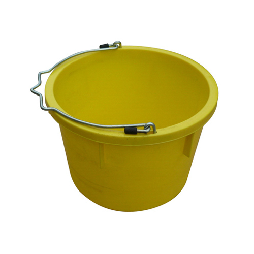 QINGDAO HUATIAN HAND TRUCK MR8QP/UB-YEL Utility Bucket, Yellow Resin, 8-Qts.