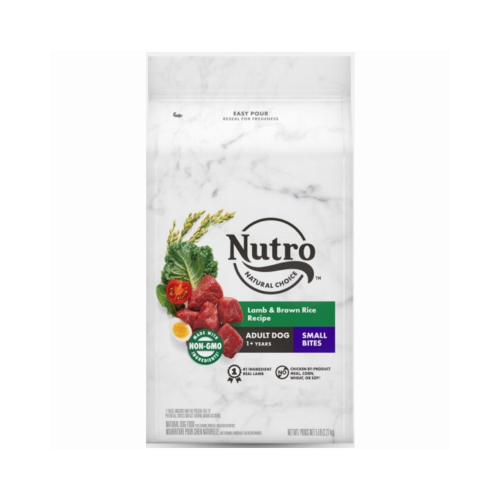 Nutro Natural Choice Dog Food, Dry, Lamb & Rice, Small Bite Adult, 12-Lbs.