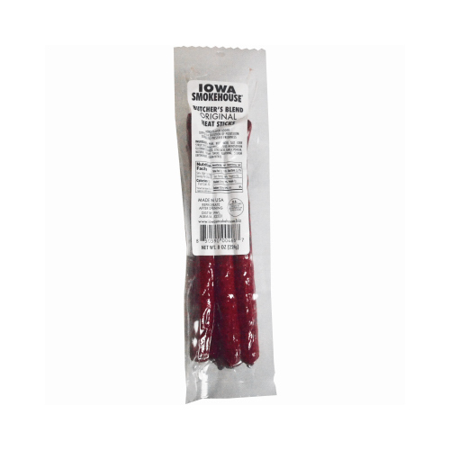 IOWA SMOKEHOUSE/PREFERRED WHOLESALE IS-BB8O Butcher's Blend Meat Sticks, Original, 8-oz.