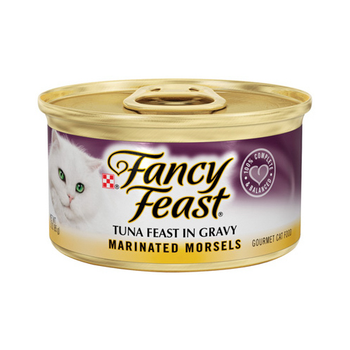 Cat Food, Marinated Tuna, 3-oz. Can