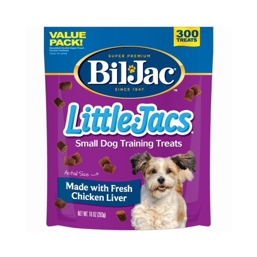 Little-Jacs Small Dog Training Treats Chicken Liver, 10-oz.