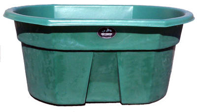 HIGH COUNTRY PLASTICS W-155 Water Tank, Forest Green, 155-Gals.