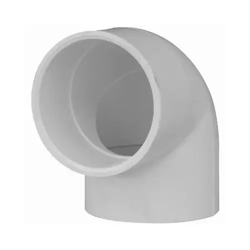 Schedule 40 Pipe Elbow, Slip x Slip, 90-Degree, 3-In.