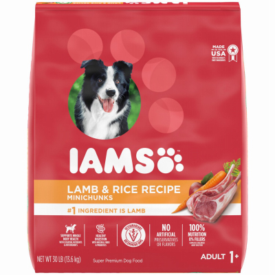 Iams 80334 ProActive Dry Dog Food, Lamb/Rice, 26.2 Lbs.