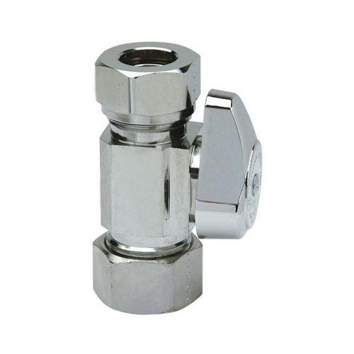 BrassCraft G23345X CD Chrome Straight Stop Valve, 5/8 x 7/16-In.