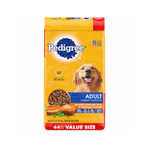 Pedigree 10249512 Adult Dry Dog Food, Chicken Flavor, 44-Lbs.