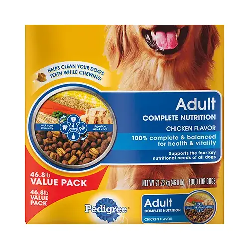 Pedigree 14349 Complete Nutrition 44 Roasted Chicken, Rice