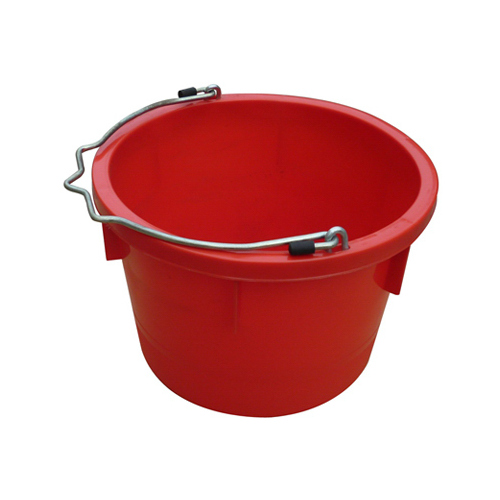 QINGDAO HUATIAN HAND TRUCK MR8QP/UB-RED Utility Bucket, Red Resin, 8-Qts.