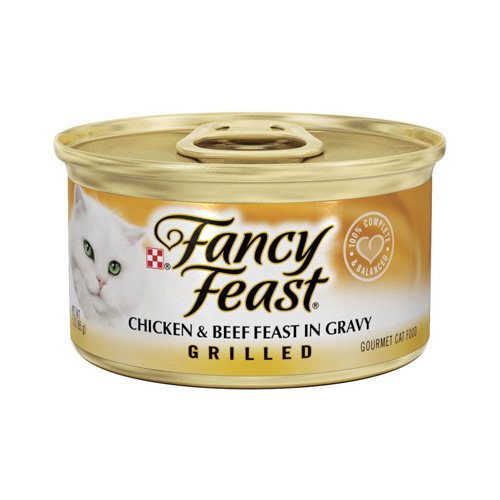 Cat Food, Grilled Chicken & Beef, 3-oz. Can