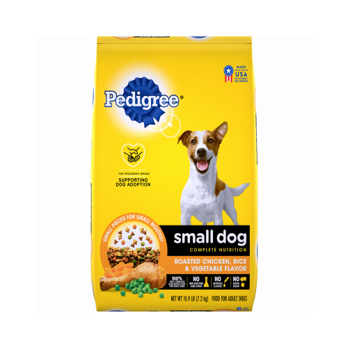 Dry Dog Food, Chicken Flavor, Small Breed, 14 Lbs.