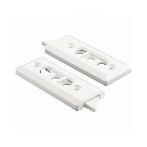 PrimeLine F 2728 Tilt Window Latches, White Plastic, SpringLoaded, 2