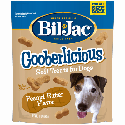 AMERICAN DISTRIBUTION & MFG CO 00721 Gooberlicious Dog Treats, Peanut Butter Flavor, 10 oz.