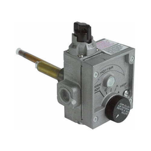 Camco 08401 White Rodgers Gas Control Valve, 1/2 in Connection, NPT x Inverted Flare
